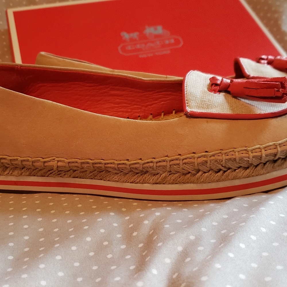 Coach Romy Nubuck/Soft Nappa Flats - Picture 3 of 6